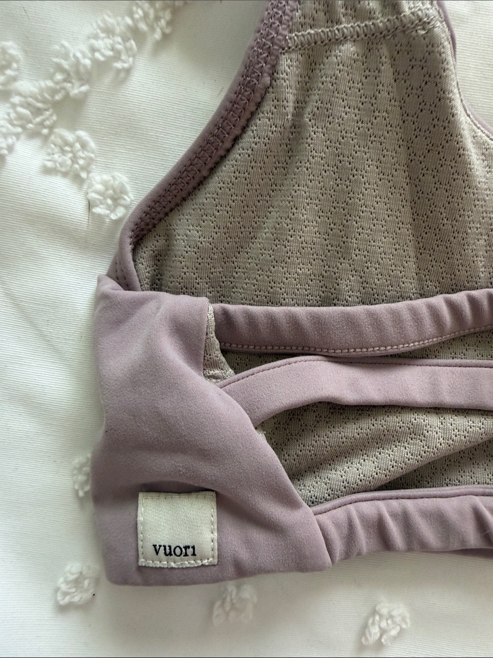 Vuori dusty rose Yosemite sports bra - Picture 3 of 4